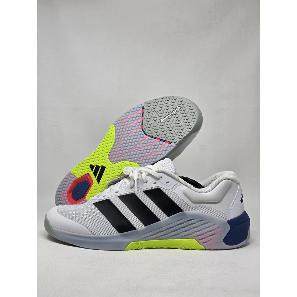 adidas Dropset 4 Training Men Size 10.5 White Sneakers Athletic Shoes JR4680 New